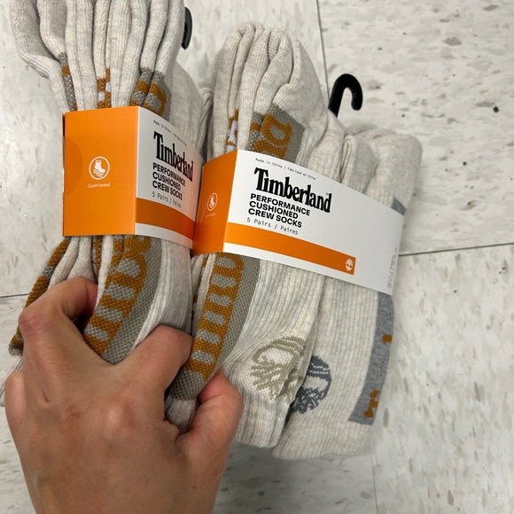 NWT Timberland performance men’s cushion crew socks 12 pairs - Picture 2 of 2